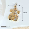 Jewelry Copper 18K Gold Plated Micropaved Animal Zodiac Pendant Necklace Bracelet Earrings For Women