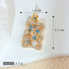 Jewelry Copper 18K Gold Plated Micropaved Animal Zodiac Pendant Necklace Bracelet Earrings For Women