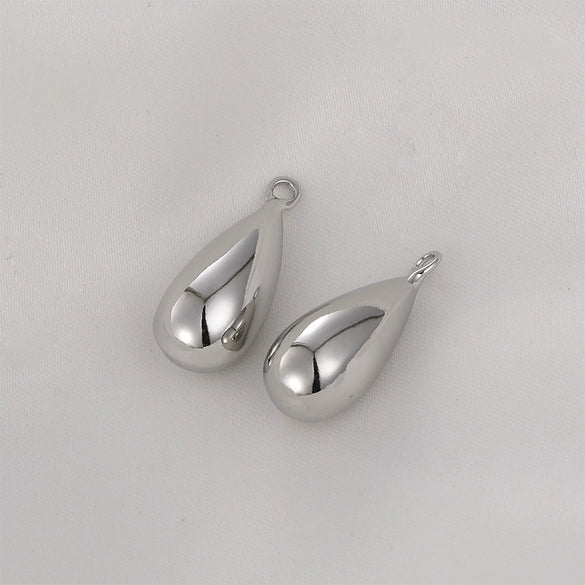 Jewelry Copper 14K Goldfilled Colorpreserving Dropshaped Teardrop Pendant Handmade Electroplating Accessories