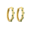 Jewelry Copper Microinlaid Colorful Zircon Geometric Elegant Women Earrings