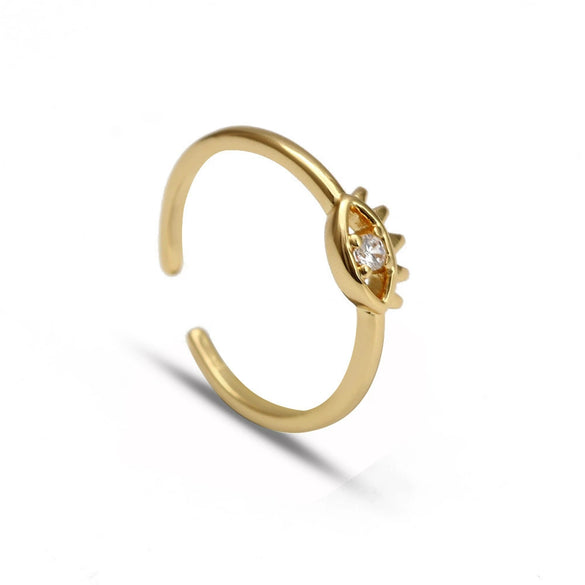 Jewelry Copper Microinlaid Heart Ring Unisex Women's