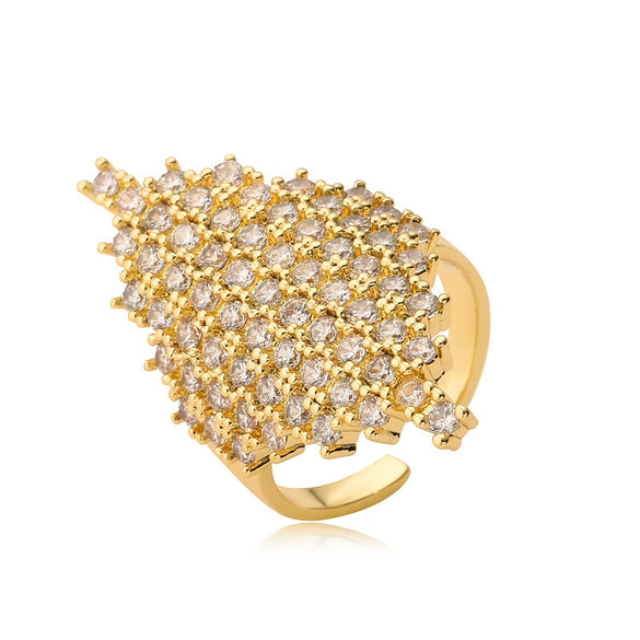 Jewelry Copper Microinlaid Heart Ring Women's Unisex