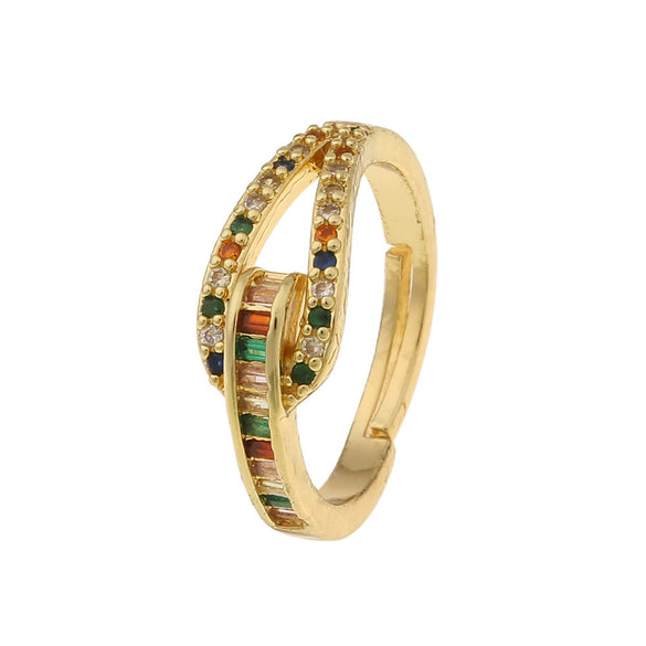 Jewelry Copper Microinlaid Heart Ring Women's Unisex