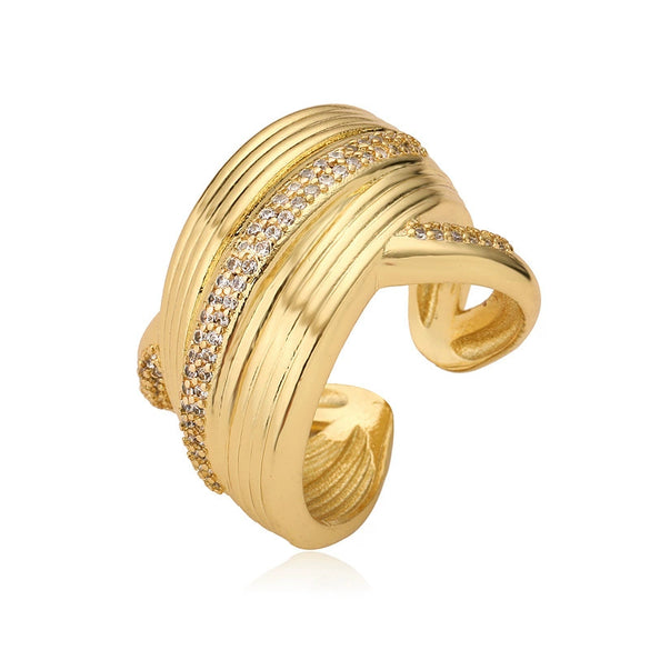 Jewelry Copper Microinlaid Heart Ring Women's Unisex