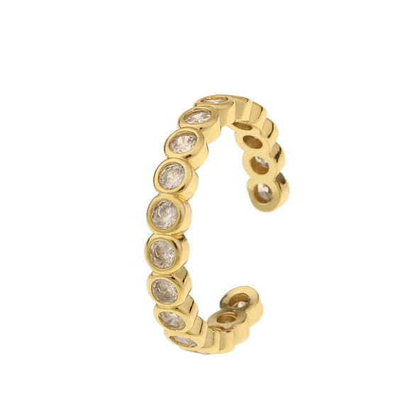 Jewelry Copper Microinlaid Heart Ring Women's Unisex