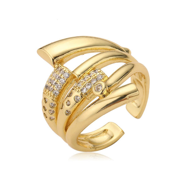 Jewelry Copper Microinlaid Heart Ring Women's Unisex