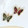 Jewelry Copper Micropaved Animal Zodiac Cartoon Style Butterfly Necklace Pendant