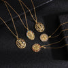 Jewelry Copper Mixed Gem Inlaid Zircon Geometric Electroplating Women's Titanium Steel Ochain Clavicle Necklace