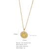 Jewelry Copper Mixed Gem Inlaid Zircon Geometric Electroplating Women's Titanium Steel Ochain Clavicle Necklace