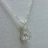 Jewelry Copper Mixed Gem Inlay Drop Pearshaped Zircon Pendant Ochain Necklace For Women