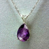 Jewelry Copper Mixed Gem Inlay Drop Pearshaped Zircon Pendant Ochain Necklace For Women