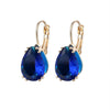 Jewelry Copper Natural Dropshaped Zircon Earrings For Women