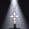 Jewelry Copper Necklace With Geometric Style Inlaid Zircon Mixed Gem Inlay Letters Numbers Text Pattern Ochain For Women