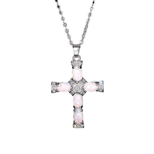 Jewelry Copper Necklace With Geometric Style Inlaid Zircon Mixed Gem Inlay Letters Numbers Text Pattern Ochain For Women