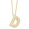 Jewelry Copper Necklace With Zircon Inlay And Letters Numbers Text Pattern Ochain For Women