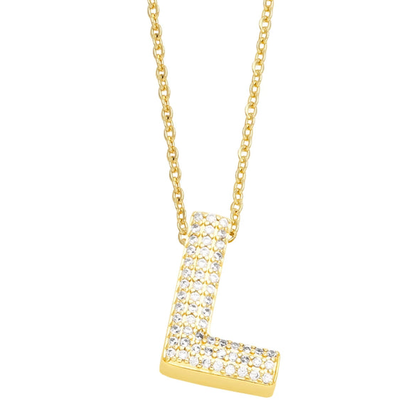 Jewelry Copper Necklace With Zircon Inlay And Letters Numbers Text Pattern Ochain For Women