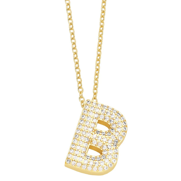 Jewelry Copper Necklace With Zircon Inlay And Letters Numbers Text Pattern Ochain For Women