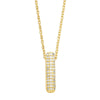 Jewelry Copper Necklace With Zircon Inlay And Letters Numbers Text Pattern Ochain For Women