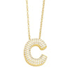 Jewelry Copper Necklace With Zircon Inlay And Letters Numbers Text Pattern Ochain For Women