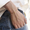 Jewelry Copper Ochain Long Tassel Necklace Geometric Style Electroplated