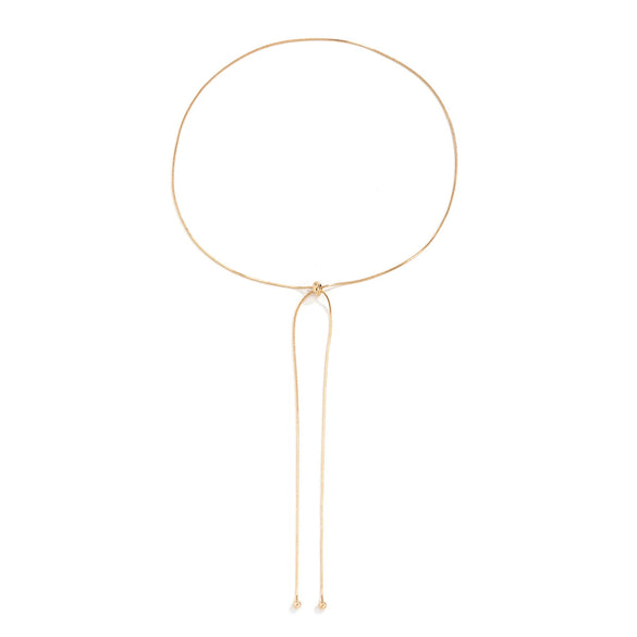 Jewelry Copper Ochain Long Tassel Necklace Geometric Style Electroplated