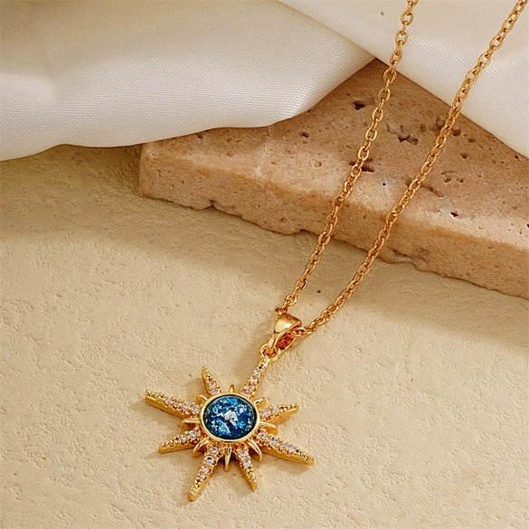 Jewelry Copper Ochain Necklace Women's Light Luxury Titanium Steel Electroplating Design