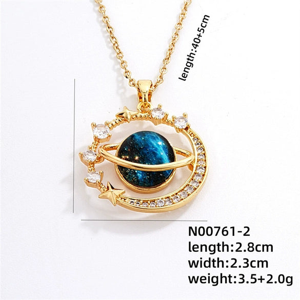 Jewelry Copper Ochain Necklace Women's Light Luxury Titanium Steel Electroplating Design