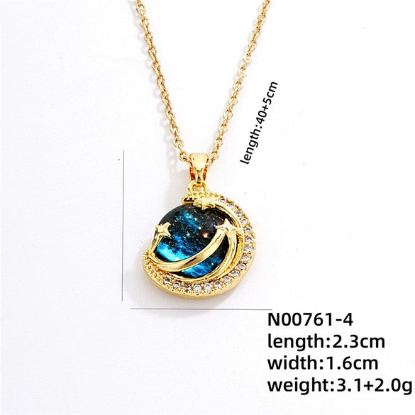 Jewelry Copper Ochain Necklace Women's Light Luxury Titanium Steel Electroplating Design