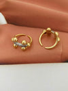 Jewelry Copper Open Ring Fashion Ol Style Geometric U Shape Electroplated