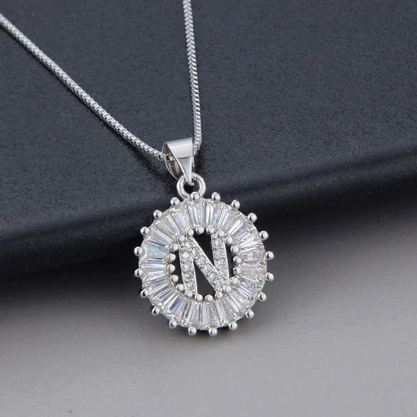 Jewelry Copper Pendant With Letter Pattern And Electroplating Treatment