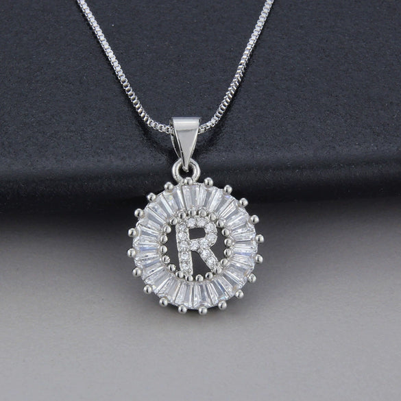 Jewelry Copper Pendant With Letter Pattern And Electroplating Treatment