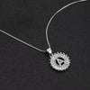 Jewelry Copper Pendant With Letter Pattern And Electroplating Treatment