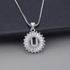 Jewelry Copper Pendant With Letter Pattern And Electroplating Treatment