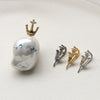 Jewelry Copper Plated Real Gold Zircon Crown Elf Wings Handmade Baroque Pearl Accessories Electroplating