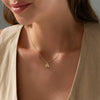 Jewelry Copper Plated With Real Gold Letters Numbers Text Irregular Style Necklace For Women
