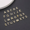 Jewelry Copper Real Gold Plated Letter Pendant For Women