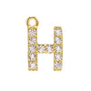 Jewelry Copper Real Gold Plated Letter Pendant For Women