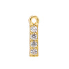 Jewelry Copper Real Gold Plated Letter Pendant For Women