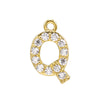Jewelry Copper Real Gold Plated Letter Pendant For Women
