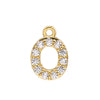 Jewelry Copper Real Gold Plated Letter Pendant For Women
