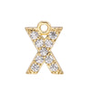 Jewelry Copper Real Gold Plated Letter Pendant For Women