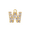 Jewelry Copper Real Gold Plated Letter Pendant For Women