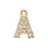 Jewelry Copper Real Gold Plated Letter Pendant For Women