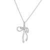 Jewelry Copper Set With Pearl Bow Necklace