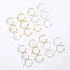 Jewelry Copper Small Fragrance Geometric Electroplated Open Ring Holder Earrings Accessories