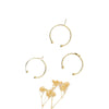 Jewelry Copper Small Fragrance Geometric Electroplated Open Ring Holder Earrings Accessories