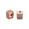 Jewelry Copper Square Microinlaid Zircon Electroplated Bracelet Accessories