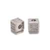 Jewelry Copper Square Microinlaid Zircon Electroplated Bracelet Accessories