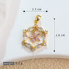 Jewelry Copper Sunflower Daisy Insect Pendant Electroplating