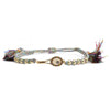 Jewelry Copper Tennis Racket Microinlaid Zircon Handmade Adjustable Bracelet Unisex